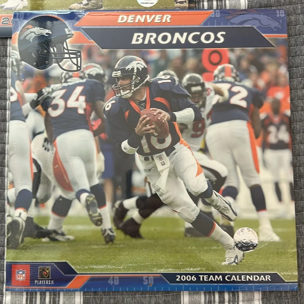 Denver bronco team calendars